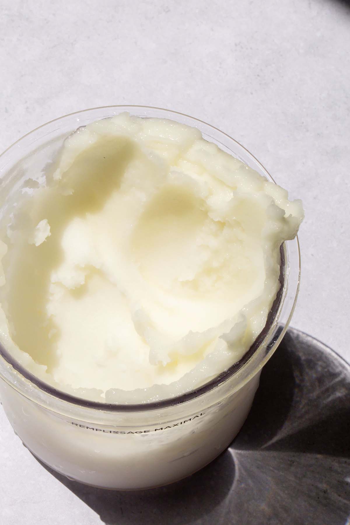 Ninja Creami lemon sorbet