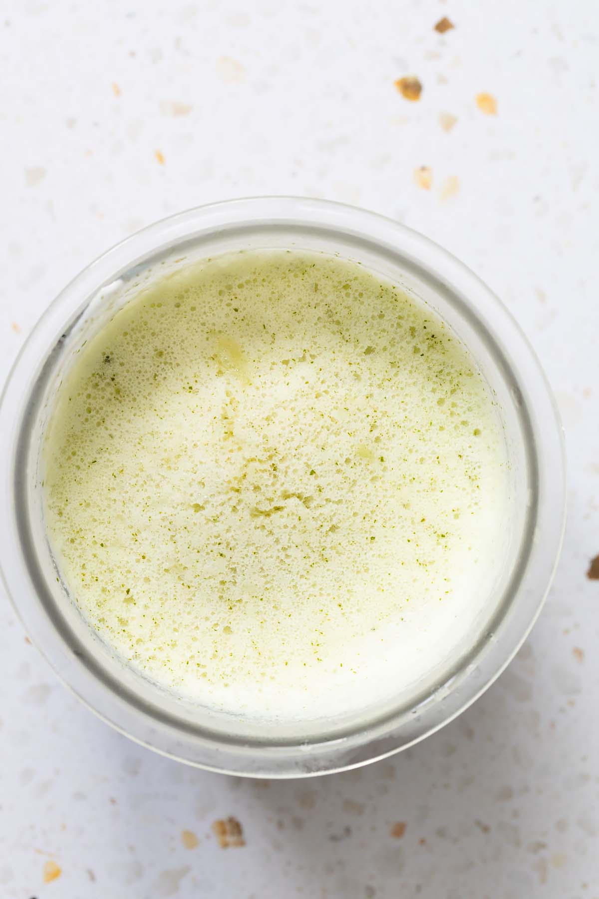 Frozen mint ice cream