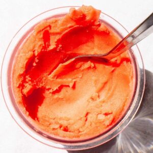 Ninja Creami watermelon sorbet