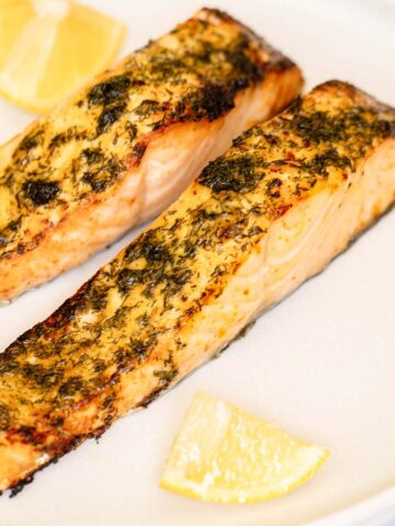air fryer dill salmon