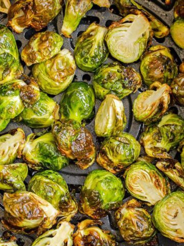Air fryer brussels sprouts