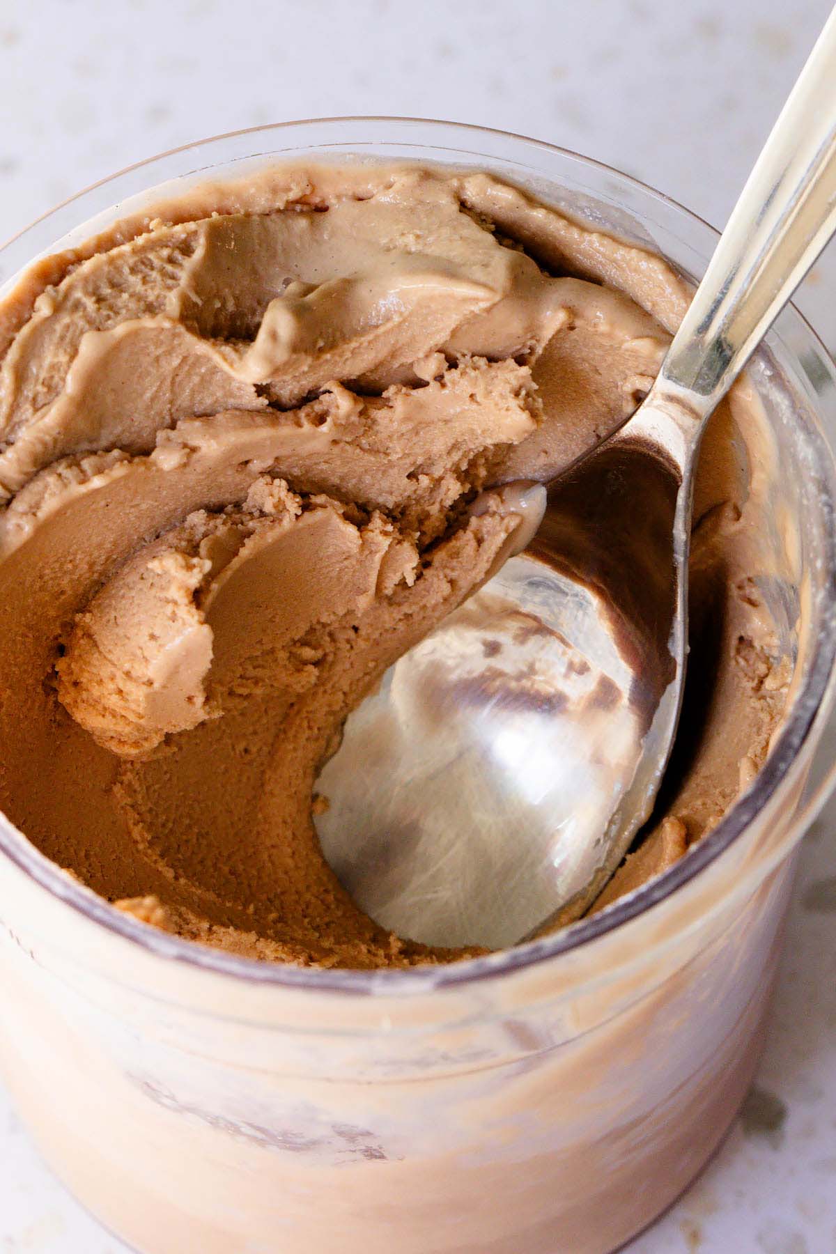 Ninja Creami chocolate protein ice cream