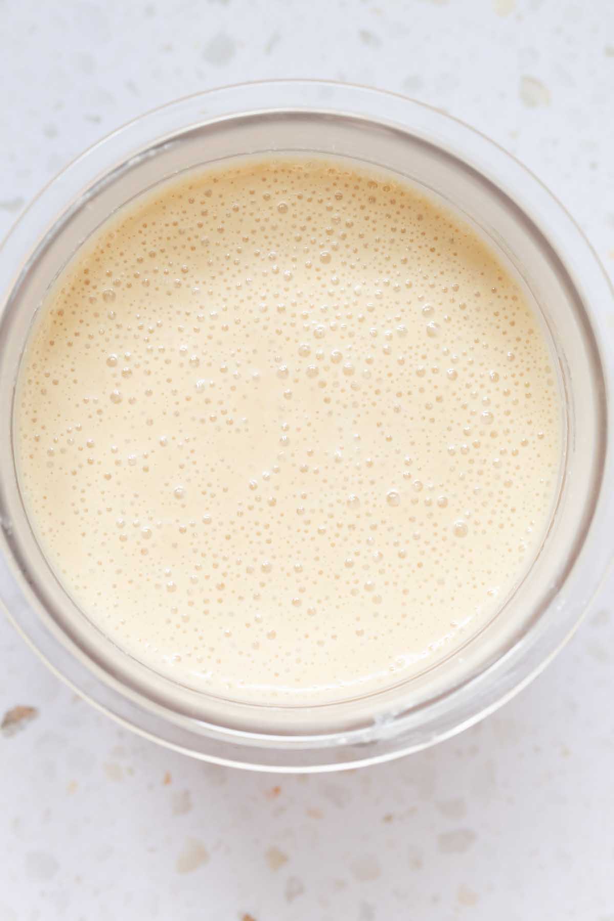 unfrozen ice cream in cookie butter pint