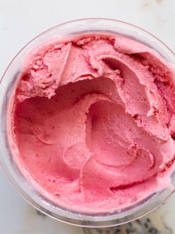 Ninja Creami cranberry ice cream
