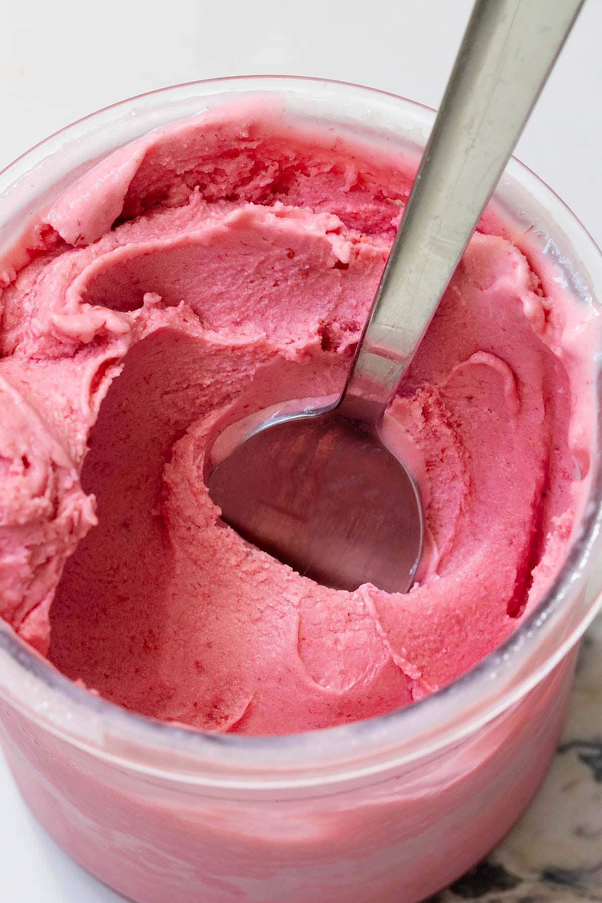 Ninja Creami cranberry ice cream