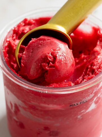 ninja creami cranberry sorbet