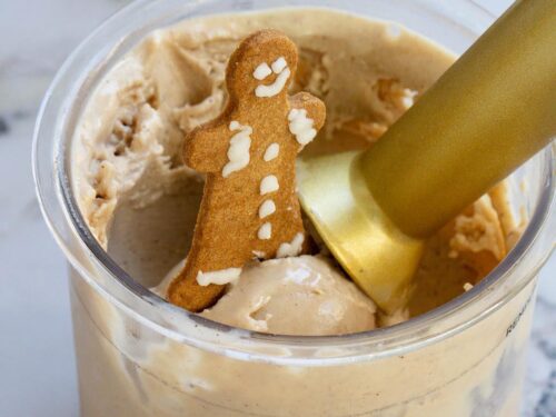 Ninja Creami Gingerbread Ice Cream - Food Banjo