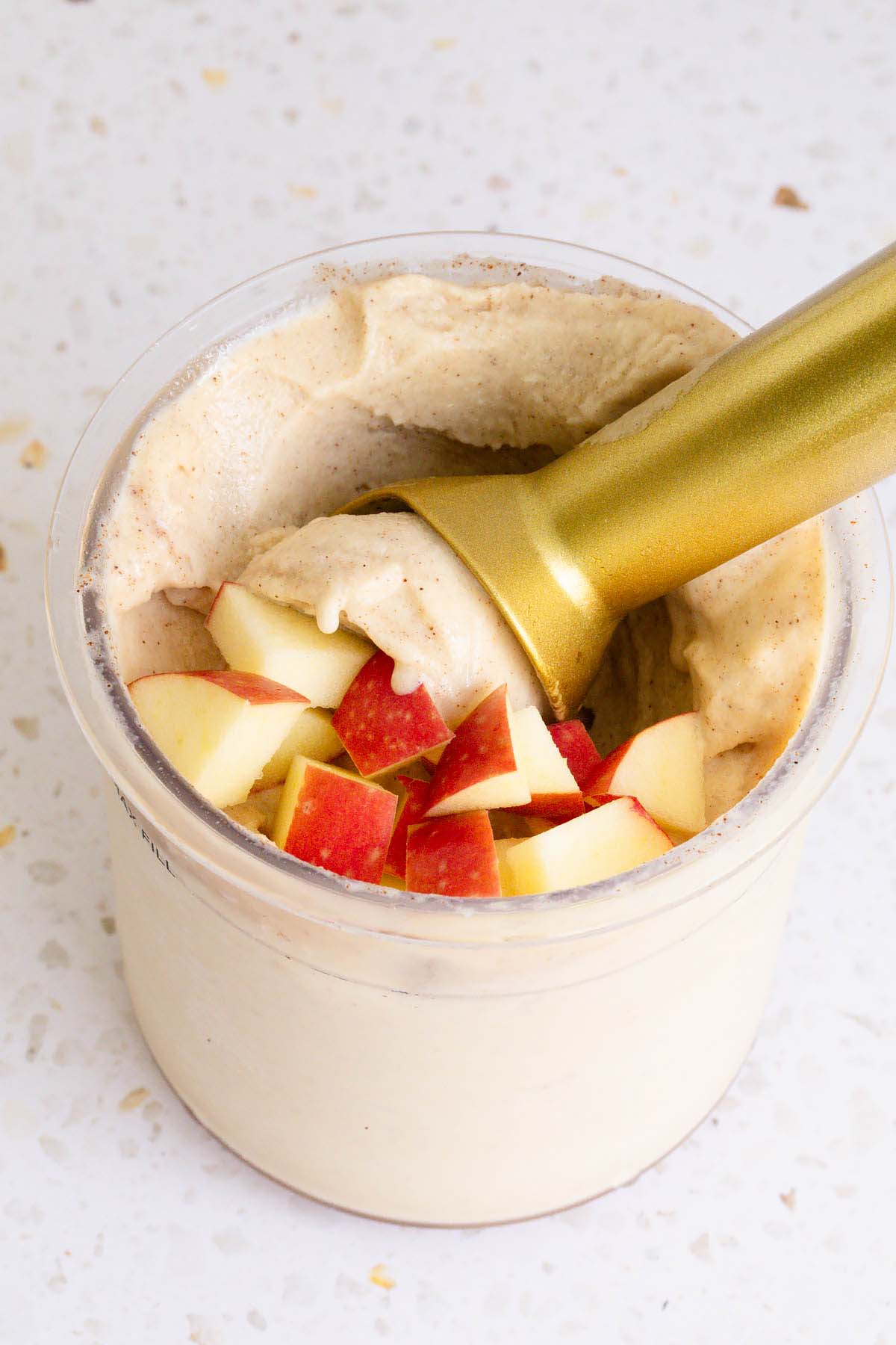 Apple cinnamon Ninja Creami ice cream