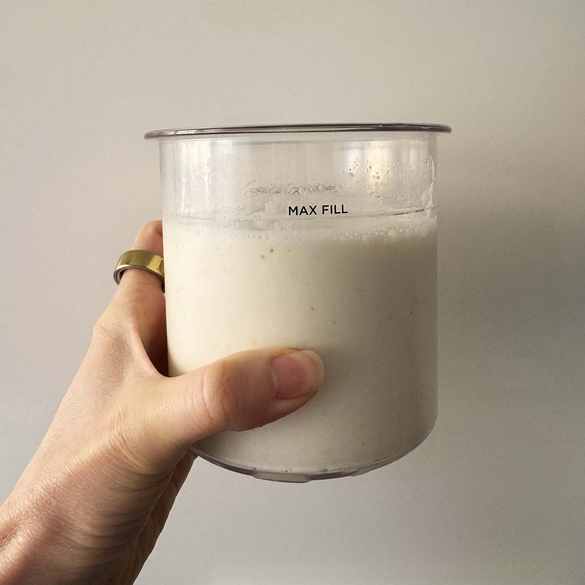 Unfrozen key lime pie creami