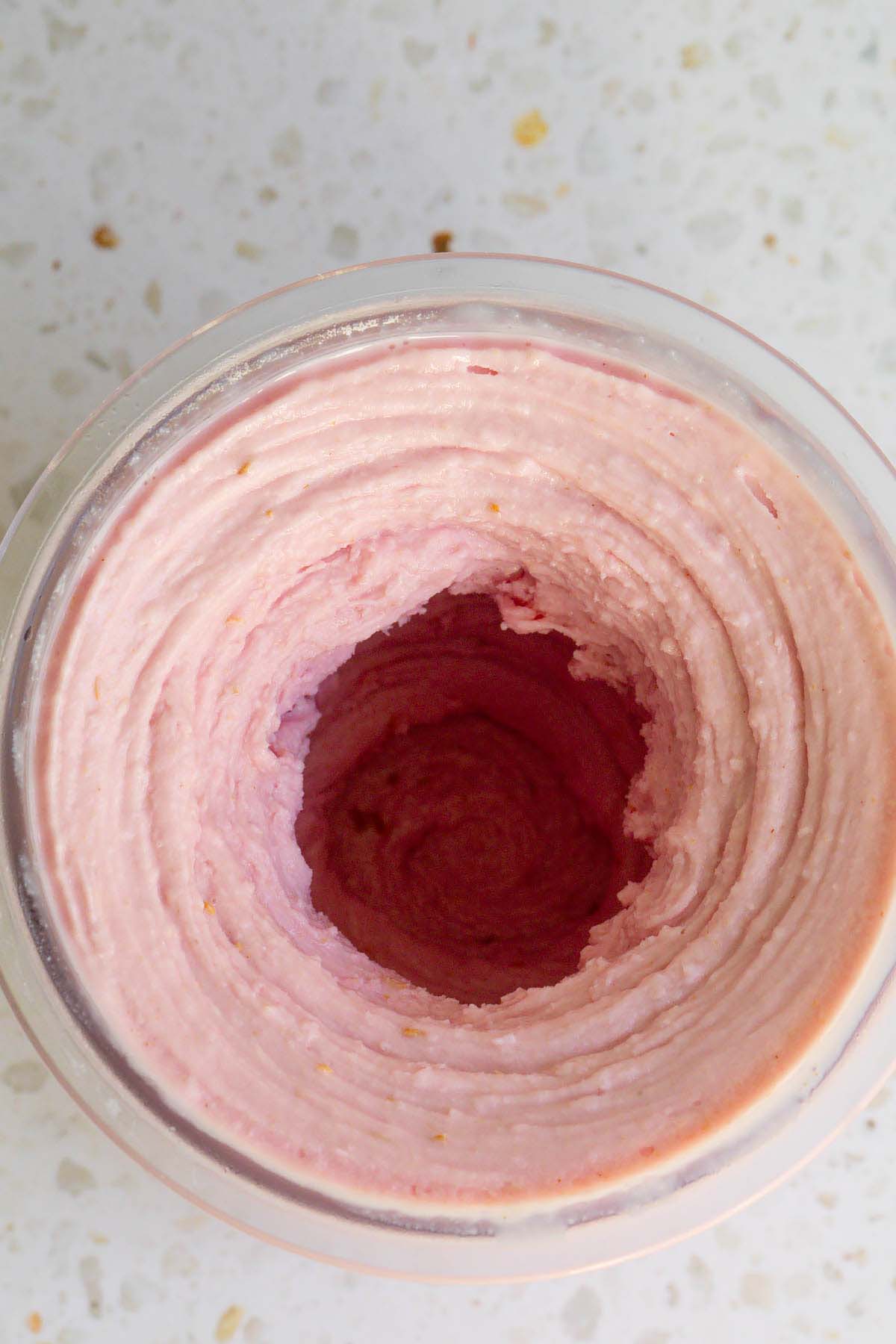processed raspberry ice cream