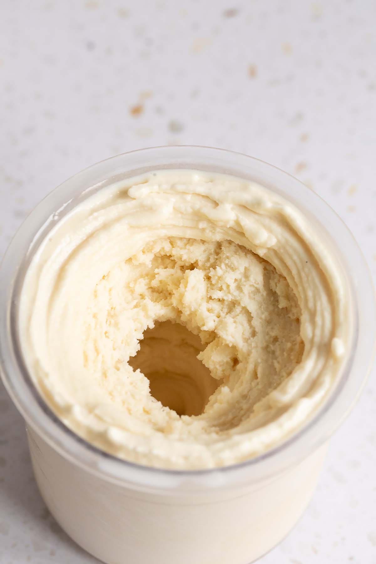 Ninja Creami vanilla frozen yogurt