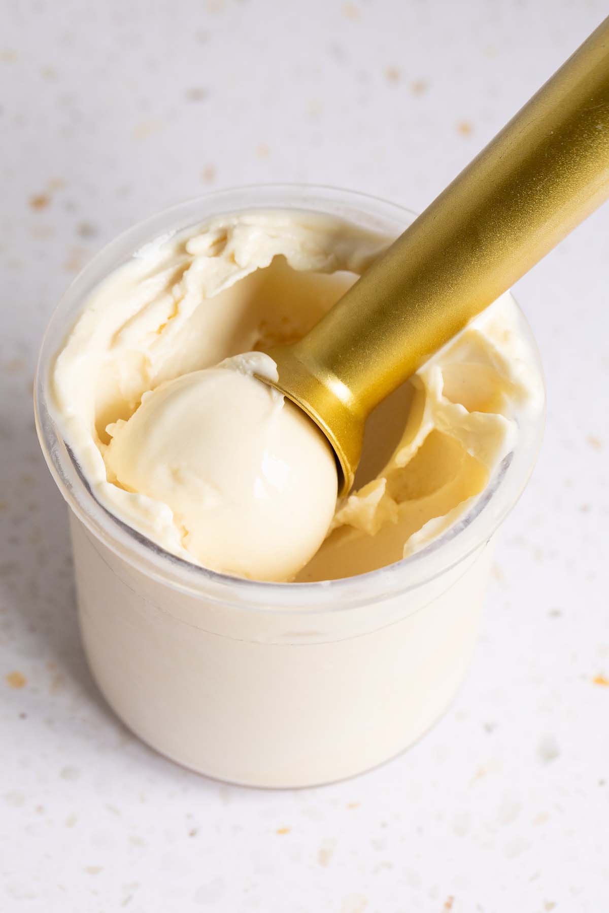 Ninja Creami vanilla frozen yogurt