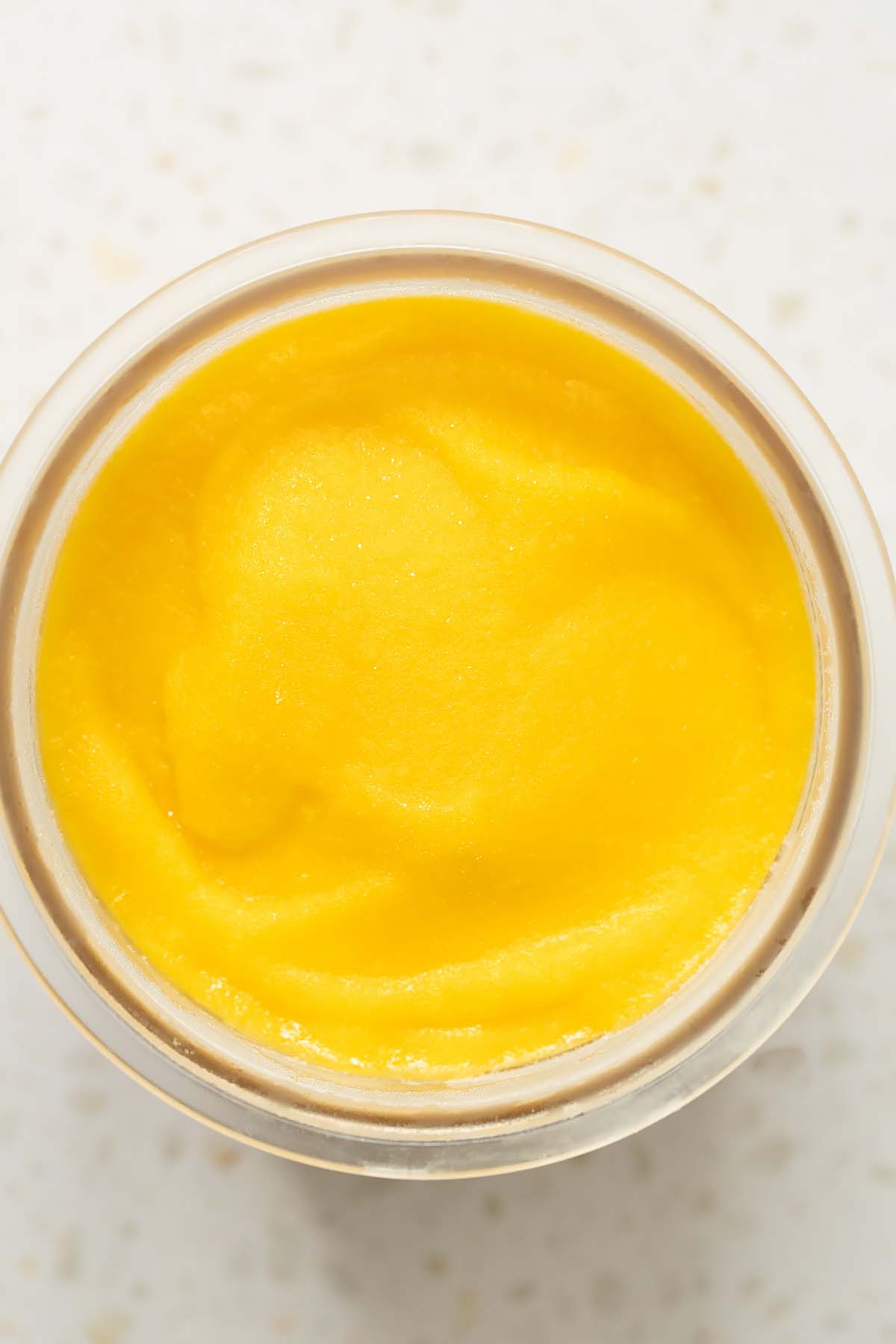 Frozen Ninja Creami mango sorbet