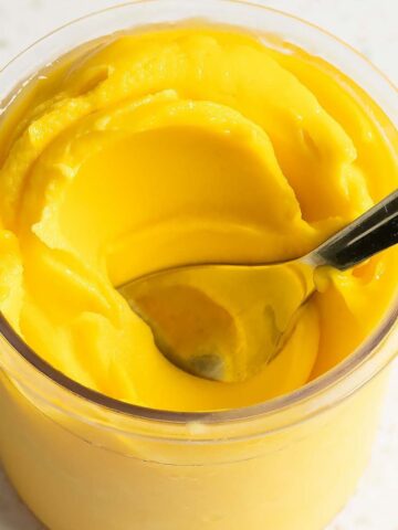 Ninja Creami mango sorbet