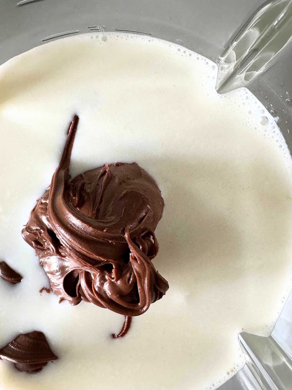 Ingredients in blender