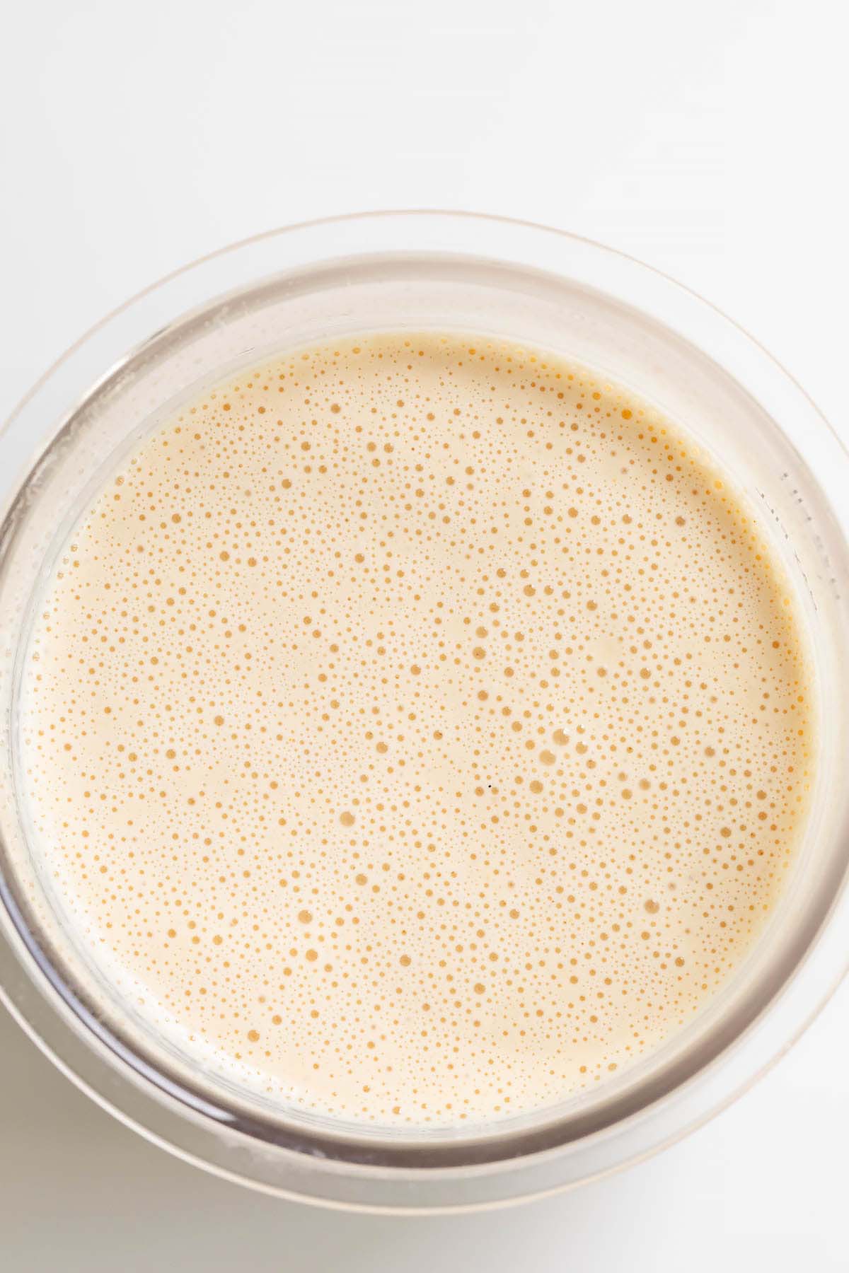 Blended peanut buttr ice cream