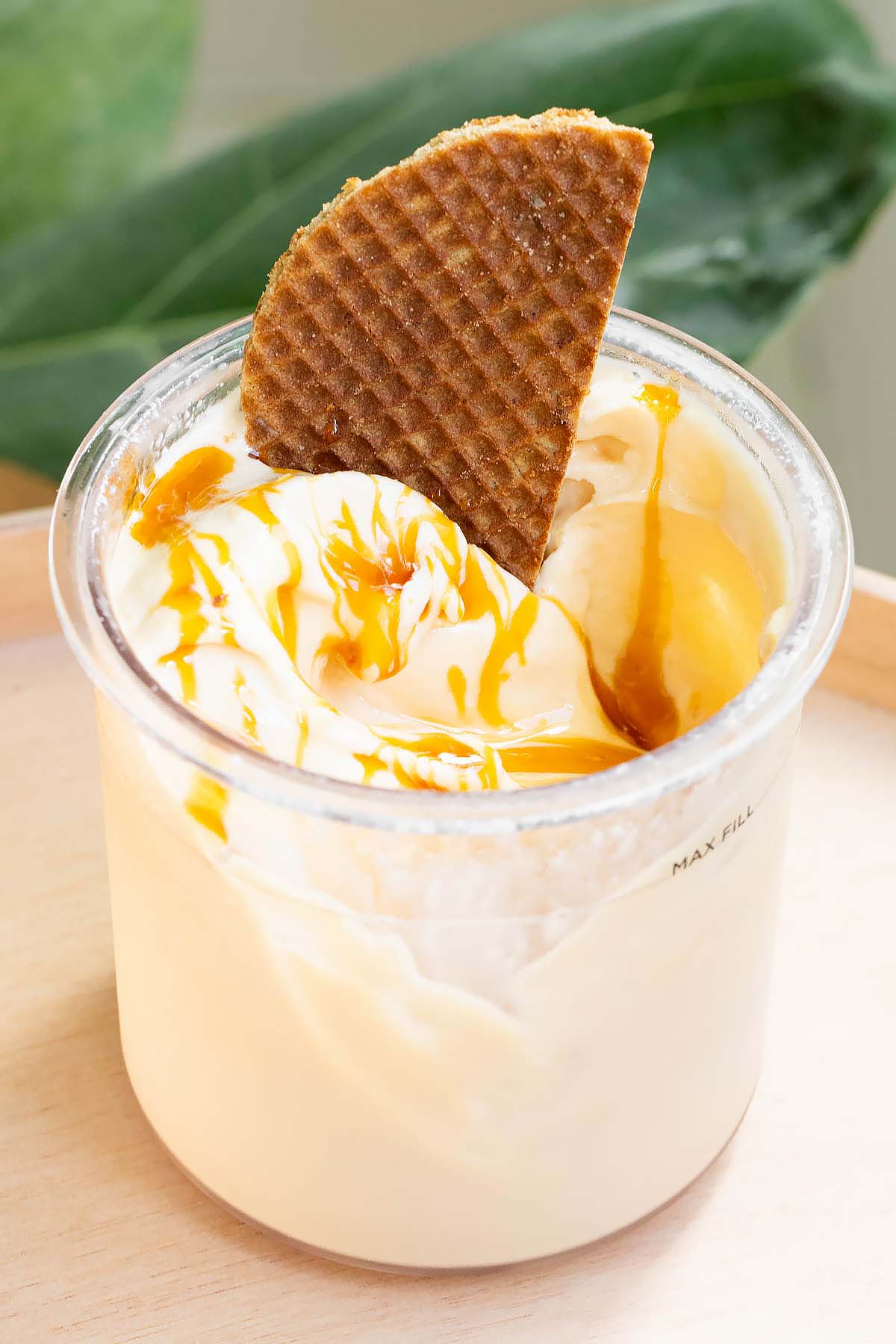Ninja Creami Stroopwafel ice cream