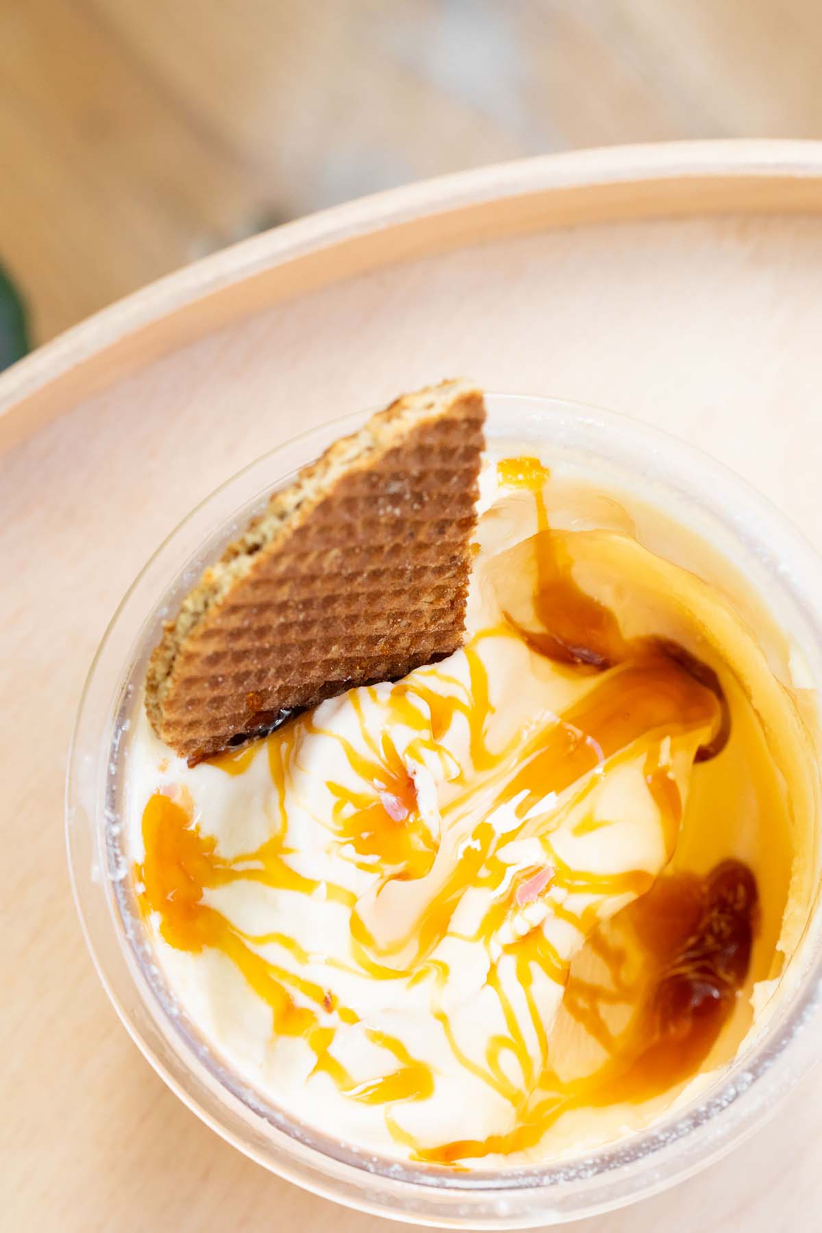 Stroopwafel ice cream