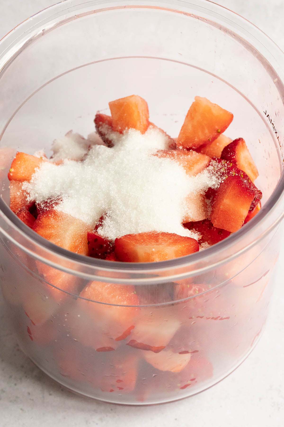 Strawberries with sugar