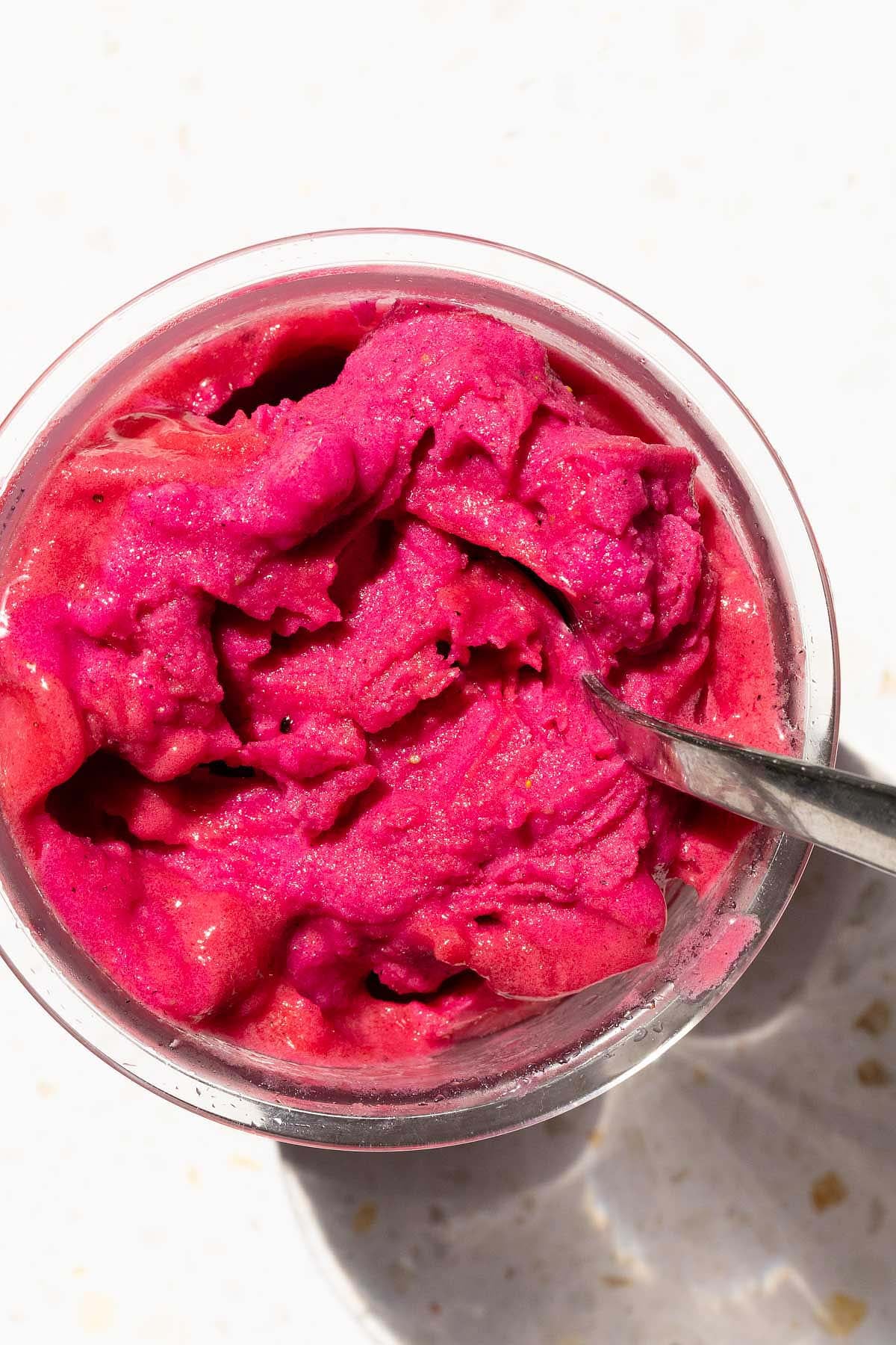 Ninja Creami dragonfruit sorbet