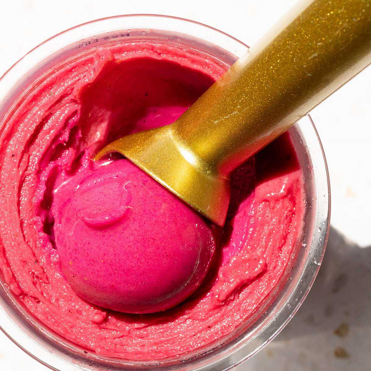 Ninja Creami dragon fruit sorbet