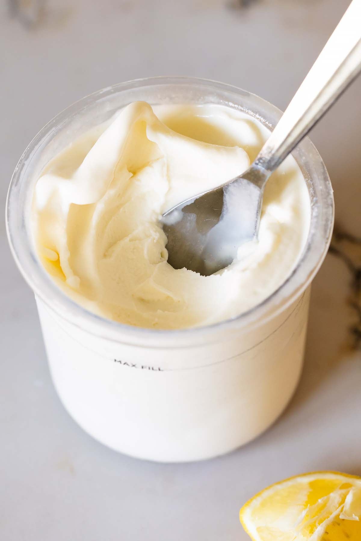 Ninja Creami Lemon Ricotta Ice Cream