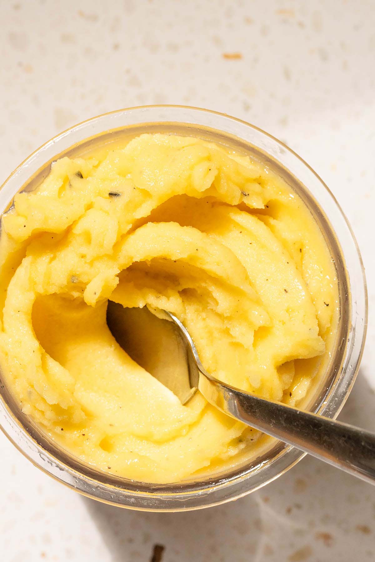 Ninja Creami passionfruit sorbet