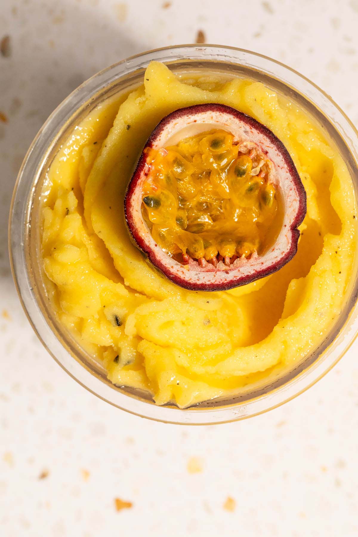 Ninja Creami passionfruit sorbet