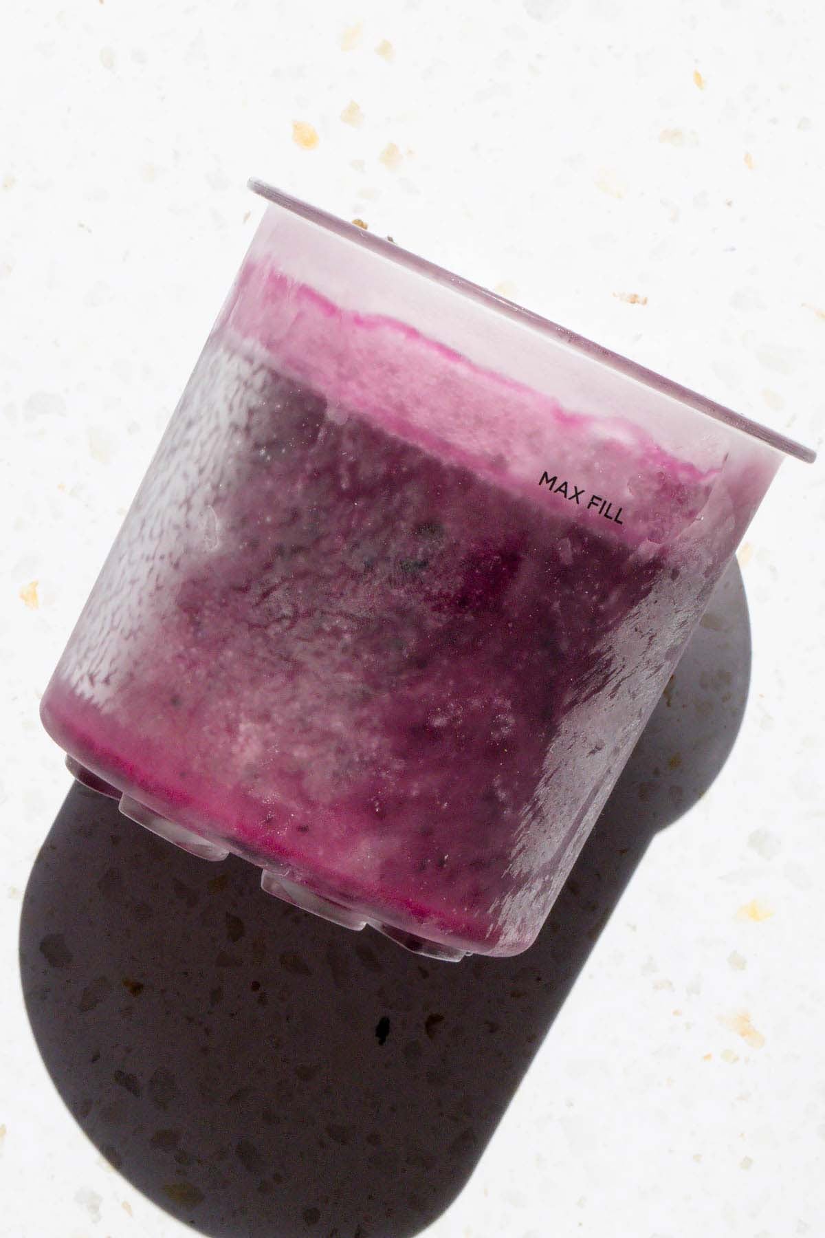Frozen Ninja Creami grape sorbet