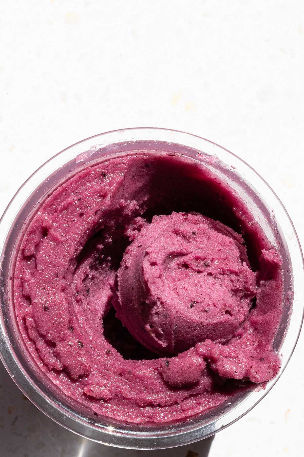 Ninja Creami grape sorbet