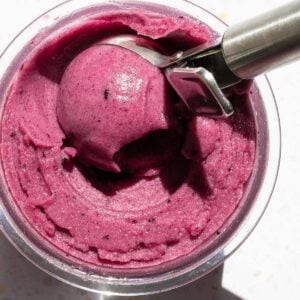Ninja Creami grape sorbet