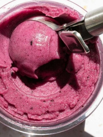 Ninja Creami grape sorbet