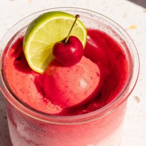 Ninja Creami cherry limeade sorbet