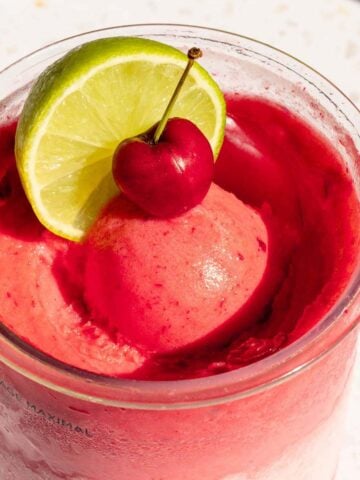 Ninja Creami cherry limeade sorbet