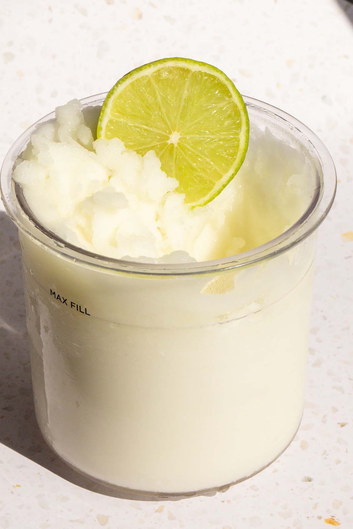 Ninja Creami lime sorbet