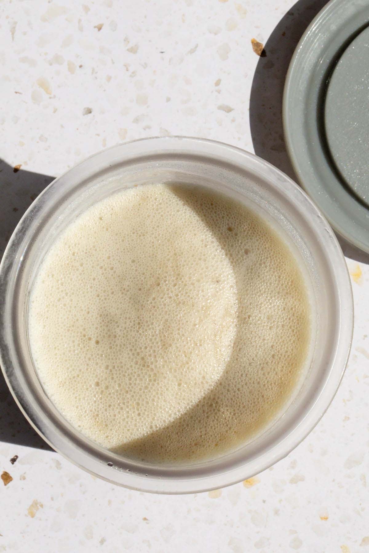 Frozen base for Ninja Creami banoffee ice cream