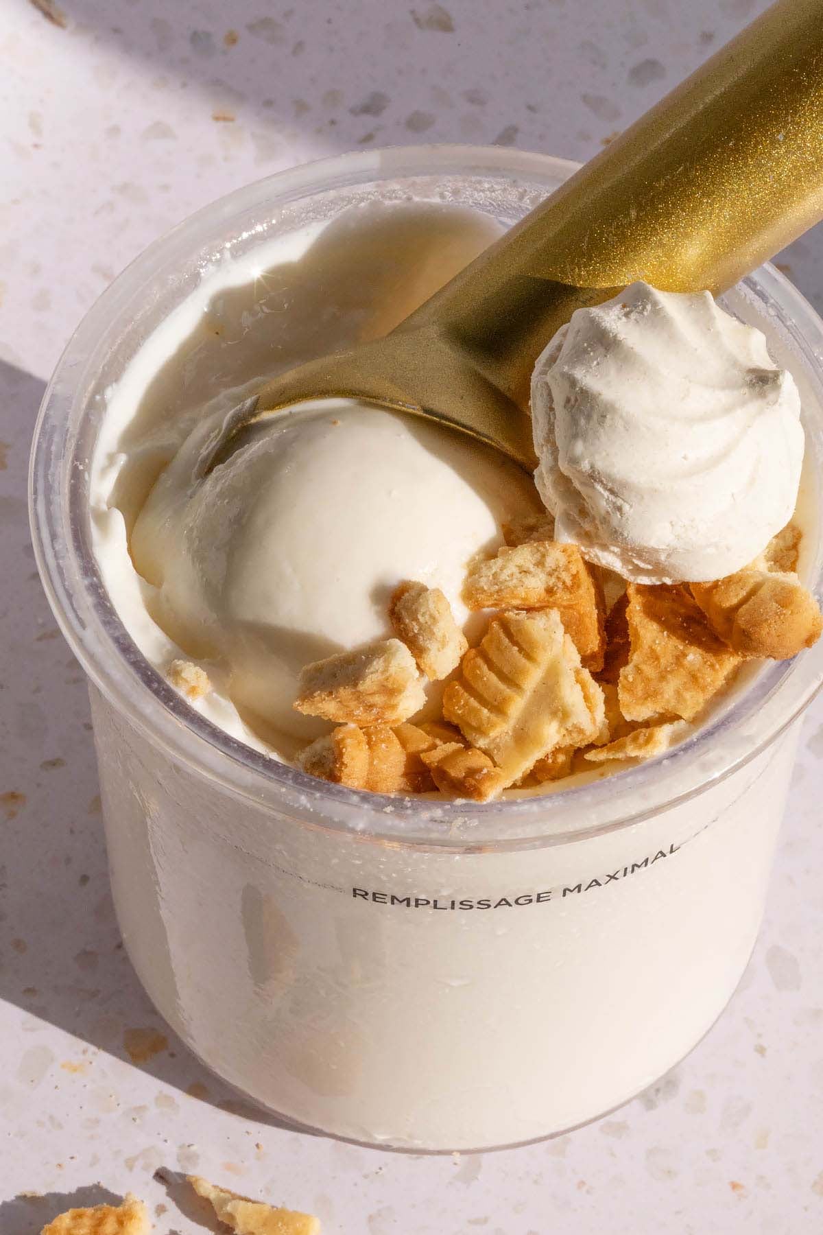 Ninja Creami lemon tart ice cream
