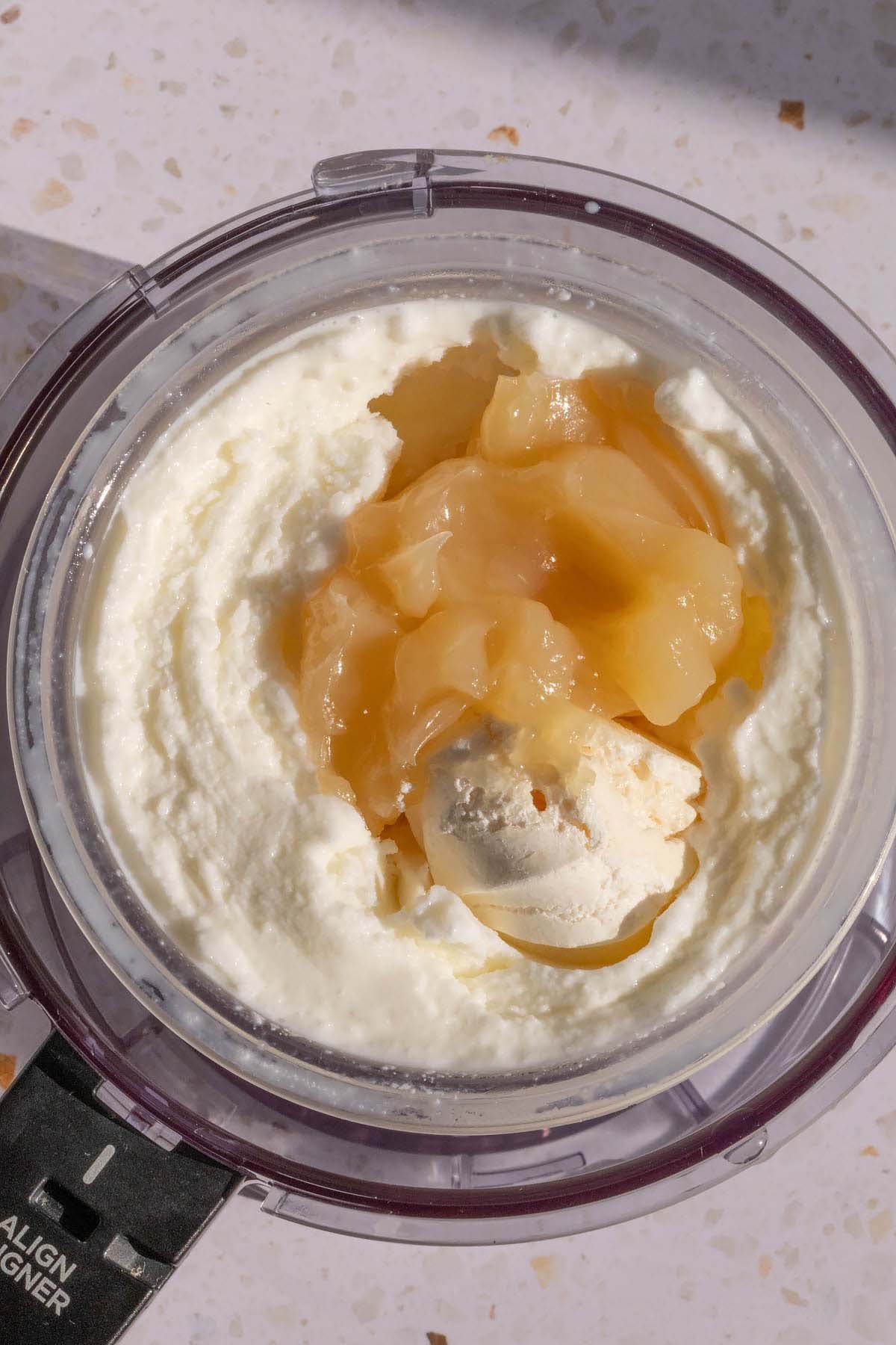 Adding lemon curd and meringue cookies to Creami