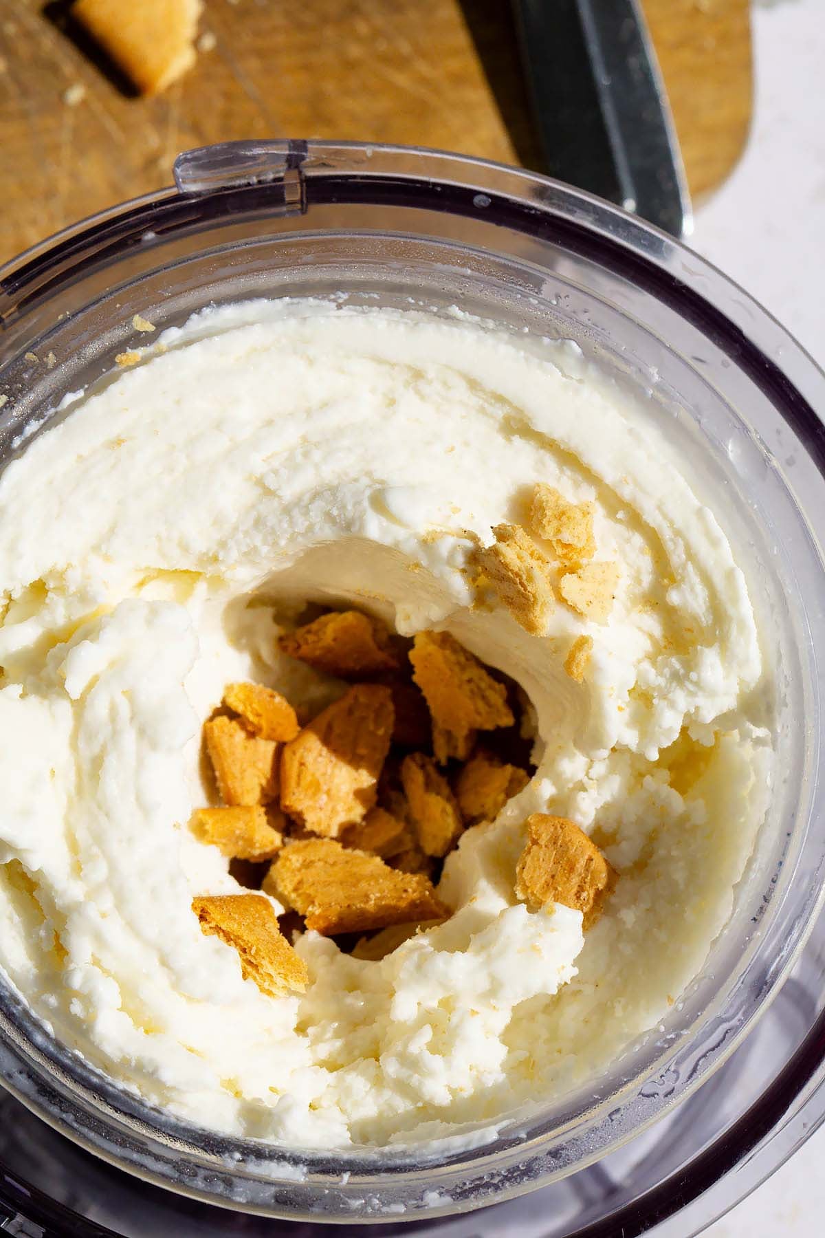 Adding crushed graham crackers to Ninja creami