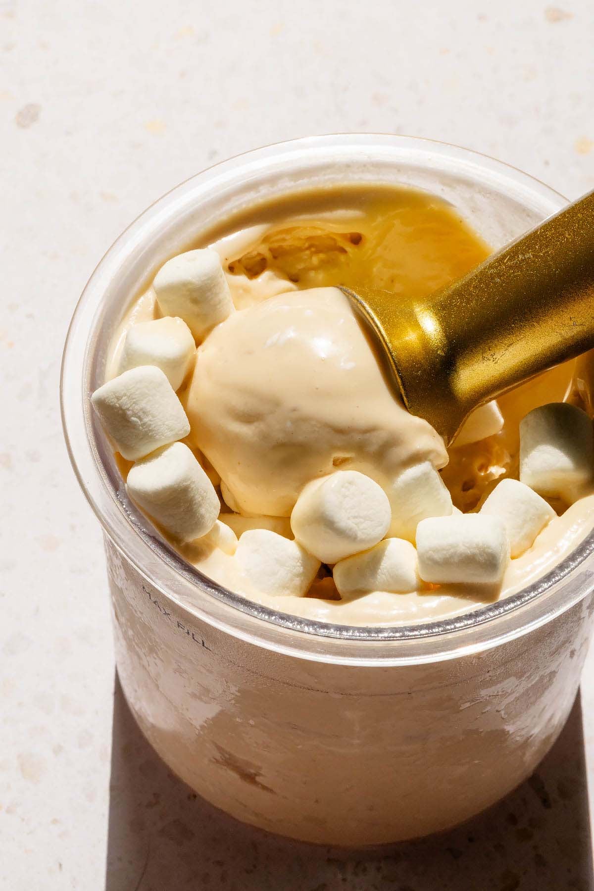 Ninja Creami fluffernutter protein ice cream