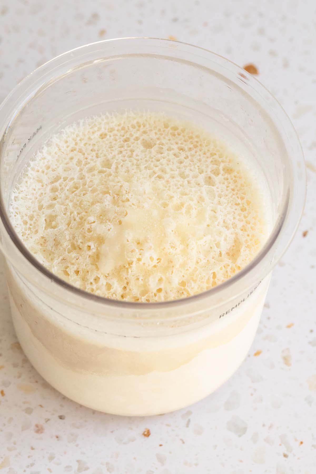Frozen base for maple pecan ice cream