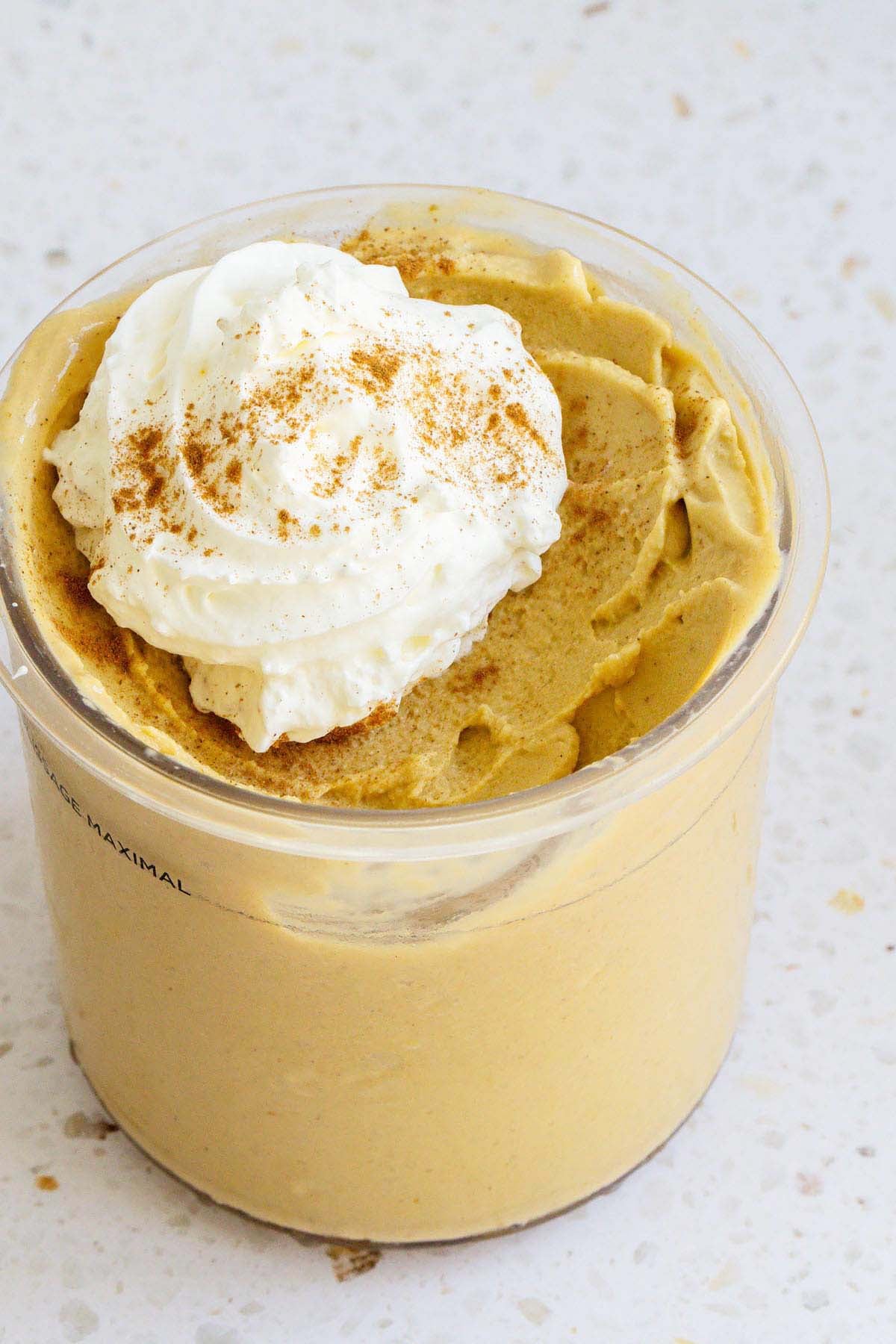 Ninja Creami pumpkin spice latte ice cream