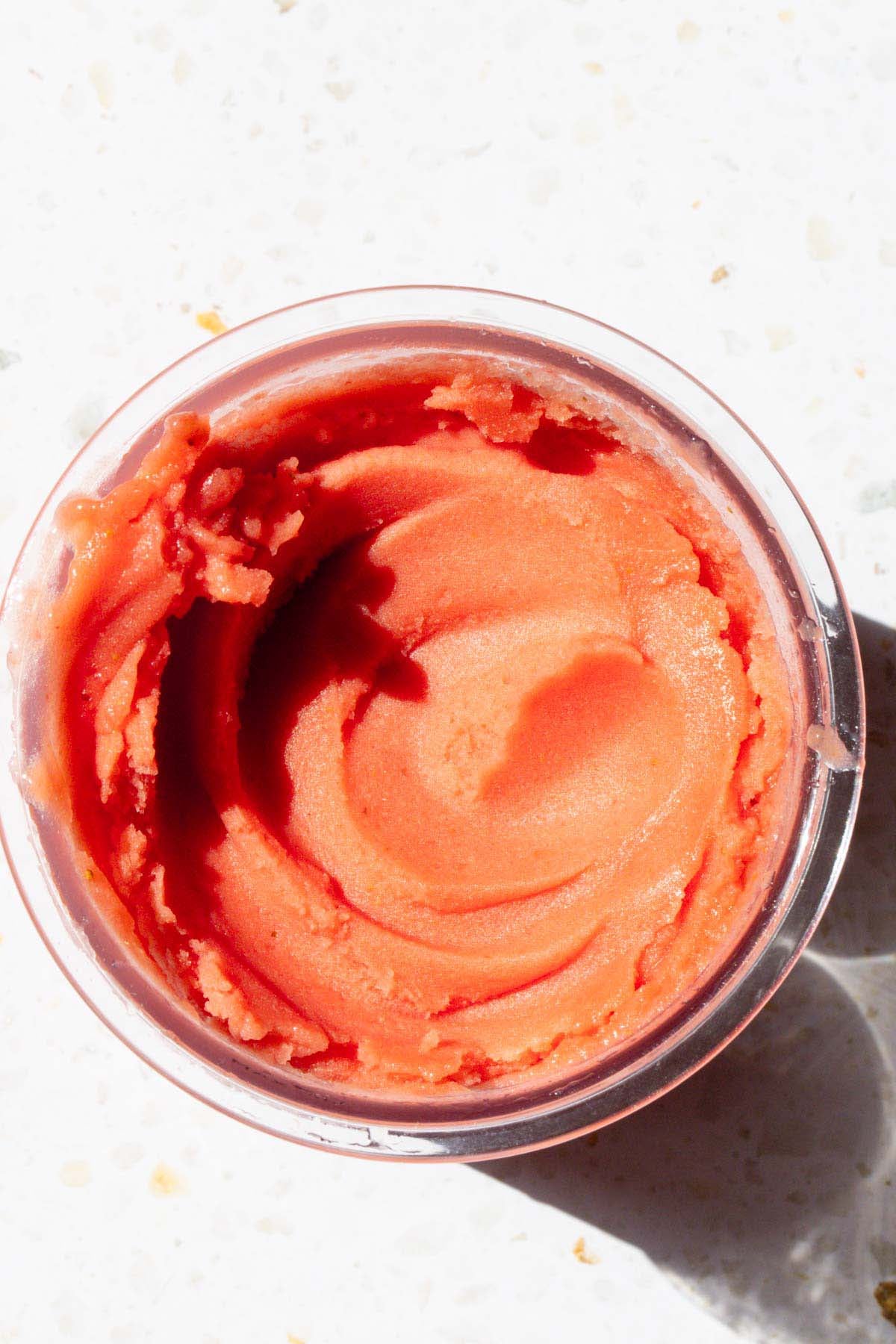 Ninja Creami strawberry watermelon sorbet