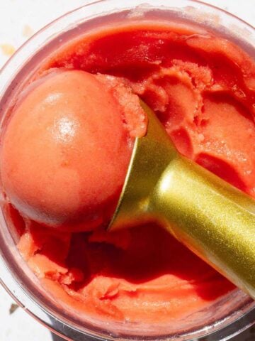 Ninja Creami strawberry watermelon sorbet