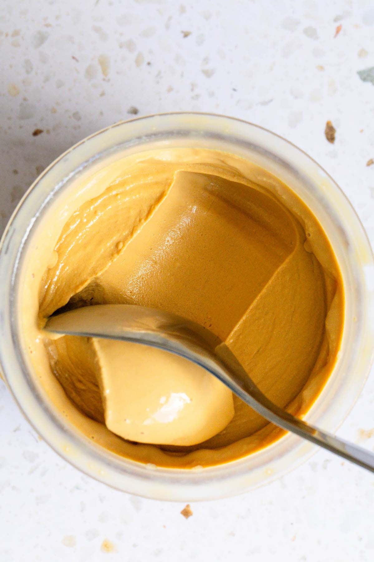 Ninja Creami salted caramel ice cream
